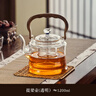 青蘋果煮茶壺煮茶器新款加厚玻璃燒水泡茶專用電陶爐圍爐煮茶套裝 星空提梁壺1200【不含電陶爐】 曬單實(shí)拍圖