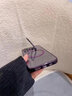尹尚一體護鏡支架適用蘋(píng)果14promax手機殼iPhone15新款磁吸透明電鍍12高級感鏡頭全包防塵透明手機殼 【藍色】車(chē)載磁吸+翻蓋鏡頭 iPhone 13Promax 曬單實(shí)拍圖