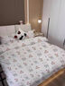 初醫生一次性床上用品四件套床單被罩枕套被套酒店旅行旅游用品加厚 花朵熊【三件套】1包 曬單實(shí)拍圖