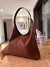 南風(fēng)Chio2nd晚秋托特包復古通勤大容量包包女包秋冬單肩包情人節禮物 晚秋托特包【焦糖色】 曬單實(shí)拍圖