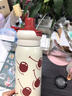 GULOO兒童保溫杯學(xué)生上學(xué)專用吸管水杯女孩高顏值大容量雙飲不銹鋼水壺 粉色【不銹鋼內(nèi)膽】 620ml 曬單實(shí)拍圖