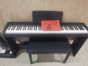 雅马哈P145电钢琴（P48升级款）初学88键重锤电子钢琴专业成人键盘便携 P145B原装木架原装三踏+全套配件 实拍图