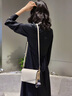 MILDREN KROE 輕奢包包女款2025年MK女包單肩斜挎包女520情人節(jié)禮物送女友老婆 米白色 輕奢限定禮盒 曬單實(shí)拍圖