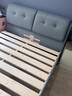 陽(yáng)光彩呈廣東佛山皮床1.8m雙人床主臥室高端大氣輕奢1.5米實(shí)木軟包婚床 貓抓皮床【JD物流現貨閃發(fā)】 1.8*2m框架床【15cm靜音床板】 曬單實(shí)拍圖