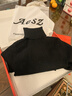 AESZ高端品牌羊絨衫女100%山羊絨高領(lǐng)修身內搭針織秋冬毛衣套頭打底衫 黑色 M 【建議95-110斤左右】 曬單實(shí)拍圖
