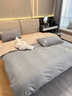 南極人被子褥子全套一整套八件套被子被芯床上四件套被套床單宿舍六件套 柔軟親膚加厚保暖 淺灰+卡其 1.5/1.8 床單款 七件套=四件套+6斤被+枕芯2 曬單實(shí)拍圖