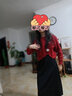 唐菓蜜紅色連衣裙女2023秋冬新款女裝韓版時(shí)尚甜美減齡新年本命年紅裙子 紅小花朵毛衣送內搭+黑色吊帶裙 M【80-95斤】 曬單實(shí)拍圖