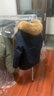 新款真貉子皮毛領派克服羽絨服毛領單買防寒保暖服裝替換毛領 貉子本色大毛領 曬單實拍圖