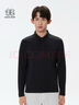KOLON SPORT/可隆拉絨長(zhǎng)袖T恤 男子商務(wù)通勤戶(hù)外內(nèi)搭上衣POLO衫- LHPT4WT567-BK 黑色 4XL (190/112B) 曬單實(shí)拍圖