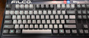 斐爾可 filco 87鍵圣手三代機(jī)械鍵盤(pán)有線(xiàn)cherry櫻桃軸游戲鍵盤(pán)辦公鍵盤(pán)PBT鍵帽 全鍵無(wú)沖 黑色（正刻） 紅軸 曬單實(shí)拍圖