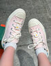 匡威（Converse）帆布鞋女鞋2023夏季新款1970S刺繡花朵低幫運動板鞋 A06072C 35 曬單實拍圖