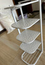 長(cháng)萬(wàn)家鞋架窄小門(mén)口室內玄關(guān)入門(mén)鞋架子家用省空間置物防塵收納鐵藝鞋柜 7層-白色【防塵加固】 曬單實(shí)拍圖