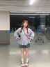 DXOT法式藍(lán)色襯衫外套女春秋季2025早秋新款韓系穿搭泡泡袖中長(zhǎng)款上衣 藍(lán)色不送腰帶 M 45-55kg 曬單實(shí)拍圖