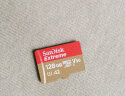 闪迪（SanDisk）128GB TF（MicroSD）内存卡 U3 V30 4K A2 兼容运动相机和无人机存储卡 读速高达190MB/s 实拍图