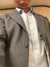 威可多（VICUTU）【收藏家】男士商務(wù)休閑正裝結婚新郎伴郎正裝西服灰色 175/92A 曬單實(shí)拍圖