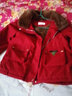 皮爾卡丹（pierre cardin）棉襖女士短款冬裝新款休閑時(shí)尚棉服外套顯瘦遮肉派克加絨加厚棉衣 紅色加絨 加厚 XL建議110-120斤 曬單實(shí)拍圖