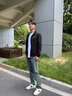 KOLON SPORT/可隆軟殼長褲 男子戶外休閑運動登山徒步露營防潑水彈力褲 LHLP4WNT21-DG 深綠色 XL 180/86A 曬單實拍圖