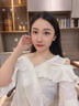 法蔻（farcoko）輕奢小雛菊項鏈女花朵吊墜小清新鎖骨鏈清純520情人節(jié)禮物送女友 清新小雛菊項鏈-皎月色 曬單實拍圖
