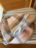 677888【禮盒裝】羊毛圍巾女冬季情侶保暖圍脖生日禮物送女生朋友粉駝色 曬單實(shí)拍圖