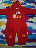 傳樂(lè )星（CHUANLEXING）2026馬年嬰兒新年拜年服滿(mǎn)月寶寶衣服百天男女過(guò)年冬款連體衣套裝 福馬-第一個(gè)新年（秋冬薄棉+帽襪） 66cm (12-15斤/2-4月)百天 曬單實(shí)拍圖