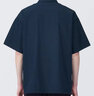 無(wú)印良品（MUJI）  Walker 男式 防紫外線性能 POLO衫 防曬衫防曬衣防曬服BIA05A3S 黑色 2XL （185/112A） 曬單實(shí)拍圖