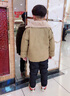 G.DUCKKIDS小黃鴨男童秋冬裝加絨外套2025新款中大童冬季加厚毛領(lǐng)派克服兒童 駝色 150 cm 曬單實(shí)拍圖