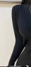 妙奕嘉針織衫女毛衣秋季女裝針織薄款外套春秋款打底衫秋冬新款內搭洋氣 V領(lǐng)交叉帶扣針織衫【黑色】 均碼 【建議75-125斤】 曬單實(shí)拍圖