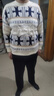 【肥仔260斤超大6XL】港風(fēng)新年圣誕套頭毛衣男秋冬季加肥加大碼潮流胖人寬松針織打底衫6XL潮胖子 卡其色 6XL 225-260斤可穿 曬單實(shí)拍圖