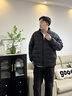 Calvin KleinJeans【戶外防風(fēng)防水】三合一內(nèi)膽可拆卸登山?jīng)_鋒羽絨服J327348 BEH-太空黑 XXL 曬單實拍圖