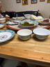 景德鎮（jdz）官方陶瓷碗碟餐具創(chuàng  )意個(gè)性奢華家用飯碗釉上彩宮廷琺瑯彩搬家禮物 藍琺瑯飯碗（兩只裝） 曬單實(shí)拍圖