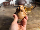 塔馳密司（touchmiss）紫砂茶寵擺件小狗精品可養可愛(ài)生肖狗旺財茶玩茶桌臺擺設茶具配件 紫砂-原礦狗呆旺財（禮盒裝） 曬單實(shí)拍圖