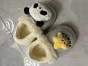 科巢兒童亞麻拖鞋夏季春秋室內防滑防臭寶寶幼兒園男童女童四季居家 【升級包跟加絨款】克里斯熊貓 16 (適合腳長(cháng)15cm丨2-3歲) 曬單實(shí)拍圖