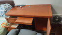 徒尊 實(shí)木電腦桌多抽屜帶鎖書(shū)桌學(xué)習臺住宅家具1.2m1.4米木頭電腦桌子 1230#海棠色【實(shí)木 電腦桌】 1.4米 曬單實(shí)拍圖