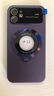 漫畫師 適用蘋果12/16promax手機殼支架磁吸無線充iPhone12ProMax自帶鏡頭膜防摔保護套16plus磨砂電鍍款 蘋果12【暗紫色】支架磁吸磨砂殼 曬單實拍圖