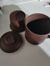 陶舍軒宜興紫砂杯 工藝美術(shù)師 吳俊 原礦紫泥【套膽】約450cc茶杯 茶具 曬單實(shí)拍圖