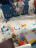 乐亲（Lechin）儿童围栏婴儿游戏安全栅栏家庭地上游乐园室内学步护栏螃蟹蓝16+2 实拍图