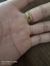 周六福（ZLF）七夕禮物  黃金戒指男女款足金5D硬金電黑福戒指環(huán)尾戒 計(jì)價(jià) 21號(hào) - 2.17g 曬單實(shí)拍圖