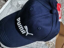 彪馬（PUMA）帽子男女 夏季新款運動帽休閑情侶棒球帽遮陽帽戶外大頭圍鴨舌帽 052919-18/粗呢藍 均碼 曬單實拍圖