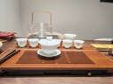 南山先生  茶具套裝中式手繪功夫茶具蓋碗茶具竹報(bào)平安茶盤套裝 竹報(bào)平安套裝 曬單實(shí)拍圖