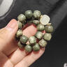 蔓笙海南綠陰皮玉料星月菩提子手串女士單圈繞指柔文玩佛珠盤(pán)玩手鏈男 手串 曬單實(shí)拍圖