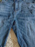 海瀾之家牛仔中褲男亦心即為系列水洗褲子男夏季HKMNW2W003A 曬單實(shí)拍圖