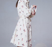 Teenie Weenie小熊連衣裙女春夏學(xué)院風(fēng)休閑天絲混紡滿印襯衫式連衣裙女 撞色 M (165) 曬單實(shí)拍圖