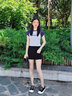 人本帆布鞋女2024新款薄款春夏季百搭休閑小白鞋一腳蹬透氣小眾大頭鞋 黑色（有鞋帶） 37 曬單實(shí)拍圖