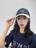 TSFUL棒球帽男女2025新款美式字母刺繡鴨舌帽大頭圍顯臉小軟頂遮陽帽 美式復古撞色棒球帽【藏青色】 帽圍【56-63cm】 曬單實拍圖