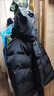 安初夏加厚羽絨服男士白鴨絨外套御寒保暖冬裝休閑可脫卸連帽爸爸衣服男 黑色【常規(guī)款】 XL 【建議12-145斤】 曬單實拍圖