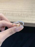 DRAGBOLL莫桑石排鉆戒女指輕奢百搭碎鉆尾戒七夕情人節(jié)送送女朋友生日禮物 莫桑石排鉆戒 6號(hào) 【指圍46mm】 曬單實(shí)拍圖