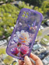 屹川 適用 oppoa72手機殼 5G鏡頭全包硅膠防摔新款透明網(wǎng)紅復(fù)古玫瑰軟殼女款 【透紫】花蝴蝶-贈保護膜 OPPO A72 曬單實拍圖