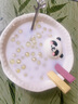 廚匠（TREEJACK）珠點(diǎn)少女奶油風(fēng)陶瓷酸奶沙拉碗甜品燕麥早餐碗水果碗米飯拉面湯碗 【5寸酸奶碗】櫻粉色-1個裝 曬單實(shí)拍圖