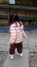 歌瑞家（greatfamily）兒童輕薄羽絨服2024秋季新款童裝小童中大童連帽羽絨外套三防樂友 女款【粉色】 120 【5-6歲】 曬單實(shí)拍圖