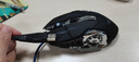 狼蛛（AULA）無(wú)線(xiàn)游戲發(fā)光充電鼠標靜音 筆記本臺式電腦機械鼠標cf通用 無(wú)線(xiàn)-黑色 標配 曬單實(shí)拍圖